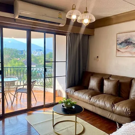 Apartment With Mountain-View Near Nimman Chiang Mai Buitenkant foto